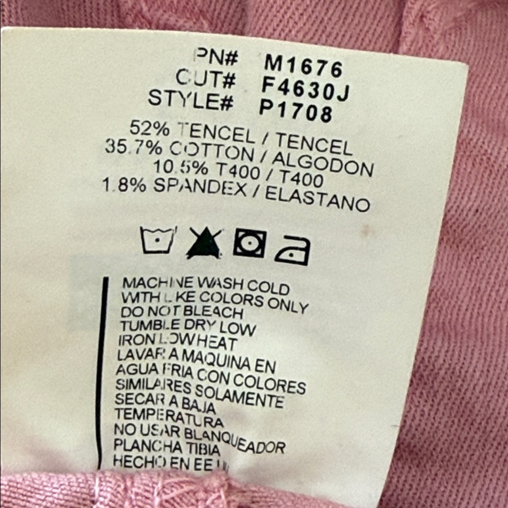 VIBRANT M. I. U. Vintage Y2K SUPER WIDE
Leg Distressed BUBBLEGUM Pink JEANS - Picture 13 of 13
